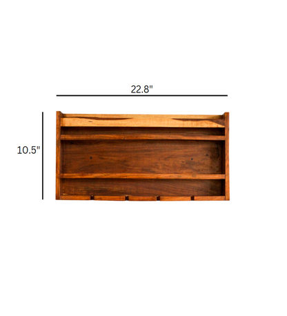 Fendon Contemporary Bar Cabinet in Sheesham Solid Wood Image 8