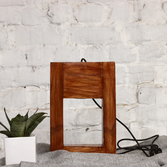 Beautiful Solid Wood Table Lamp Alex Image 1