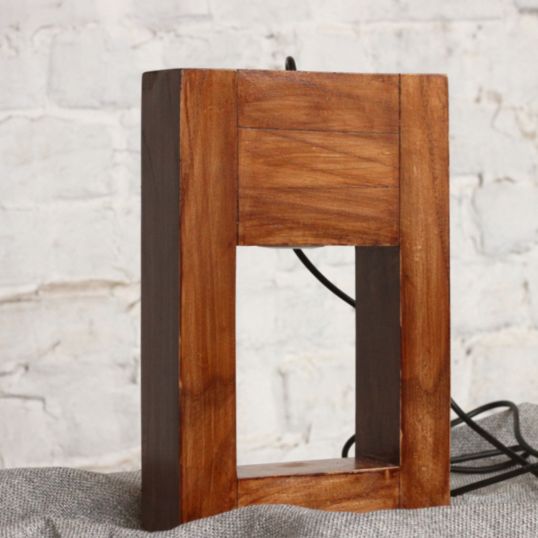 Beautiful Solid Wood Table Lamp Alex Image 2