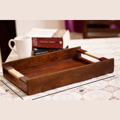 Rectangular Solid Wood Tray and Platter for Modern Kitchen Image 7