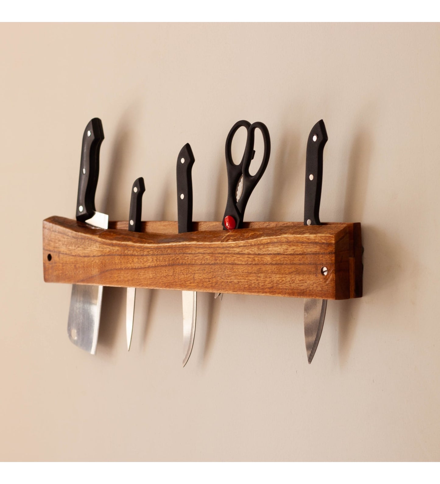 Jungle Knife Holder Handcrafted in Solid Wood Image 2