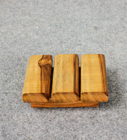 Wooden Soap Dish for Modern Bathrooms Image 3