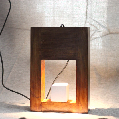 Beautiful Solid Wood Table Lamp Alex Image 4