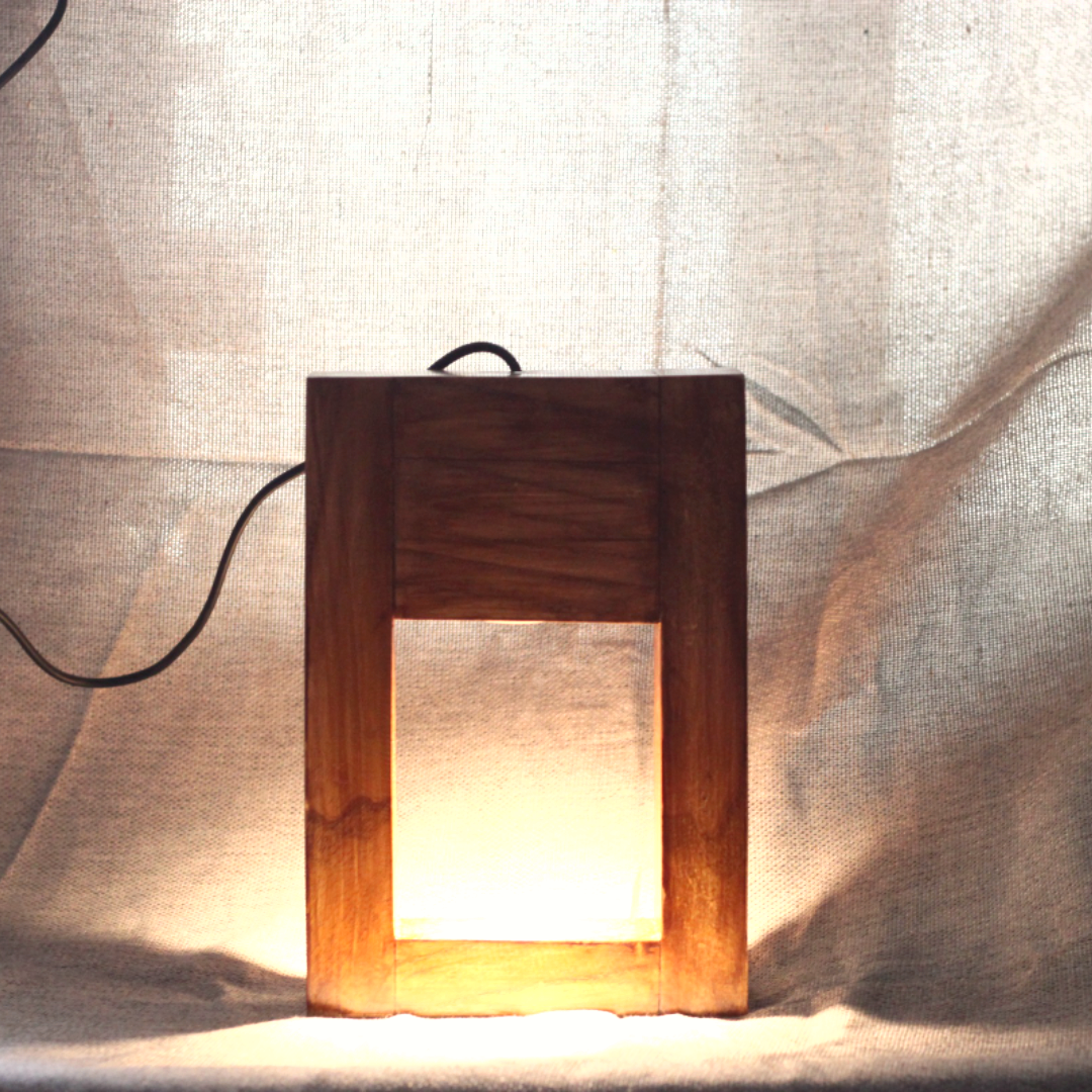 Beautiful Solid Wood Table Lamp Alex Image 5