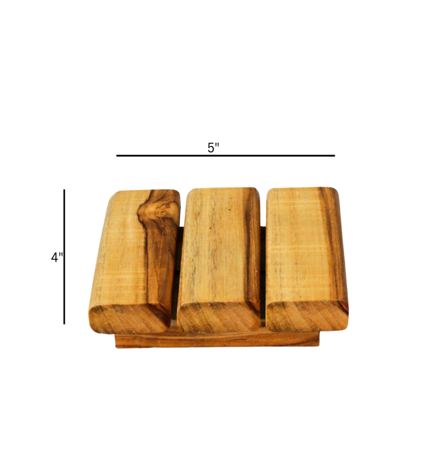 Wooden Soap Dish for Modern Bathrooms Image 4