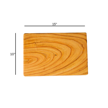 Sturdy Rectangular Solid Wood Chopping Board Image 6