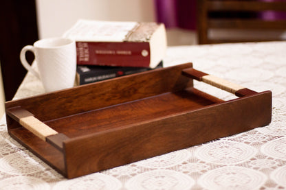 Rectangular Solid Wood Tray and Platter for Modern Kitchen Image 6