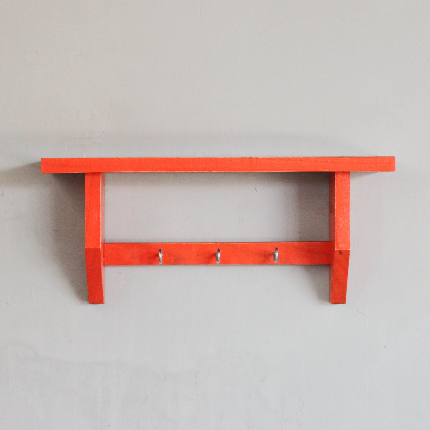 Small Contemporary Narangi Floating Wooden Wall Shelf Image 3