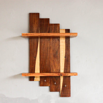 Hutson Plank Floating Wall Shelf in Solid Wood Image 2