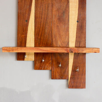 Hutson Plank Floating Wall Shelf in Solid Wood