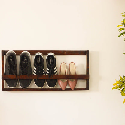 Doorway Solid Wood Shoe Holder Image 1