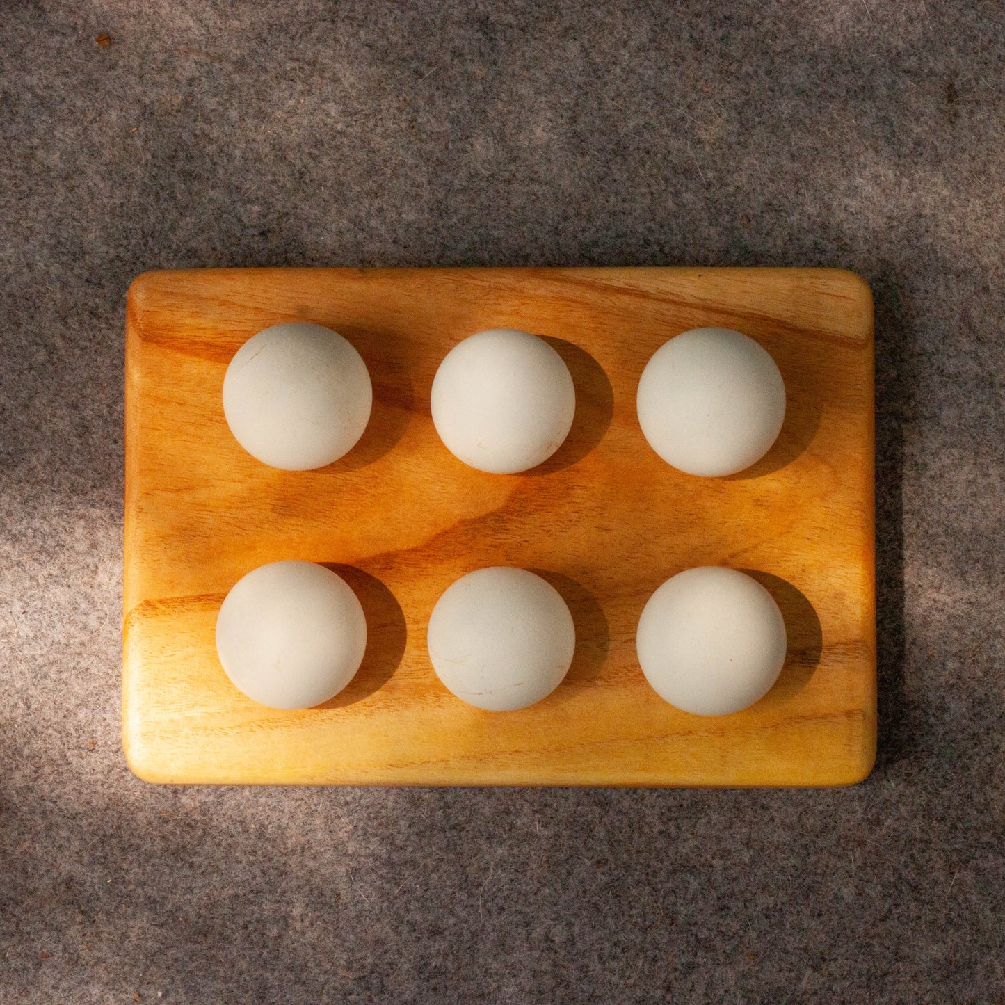 Solid Wood Brilliant Egg Holder and Organizer Image 2