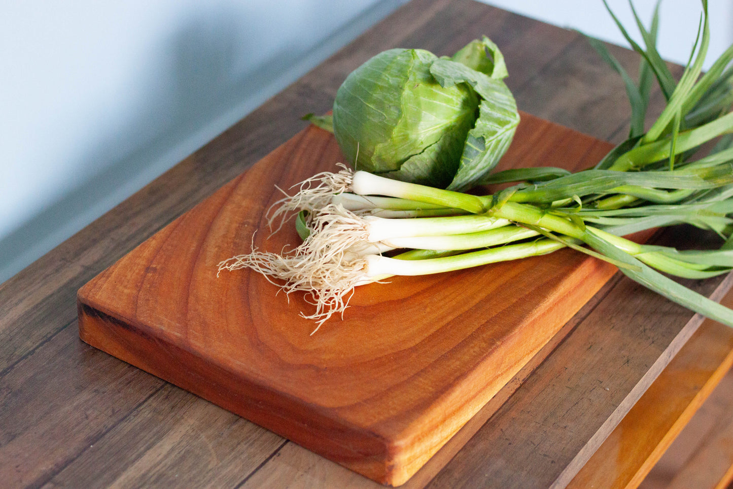 Sturdy Rectangular Solid Wood Chopping Board Image 3