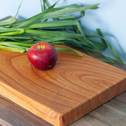 Sturdy Rectangular Solid Wood Chopping Board Image 1