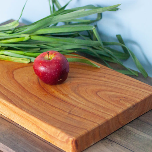 Sturdy Rectangular Solid Wood Chopping Board Image 1