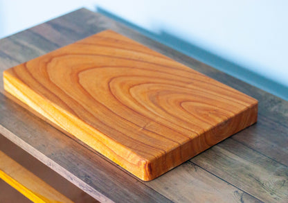 Sturdy Rectangular Solid Wood Chopping Board Image 5