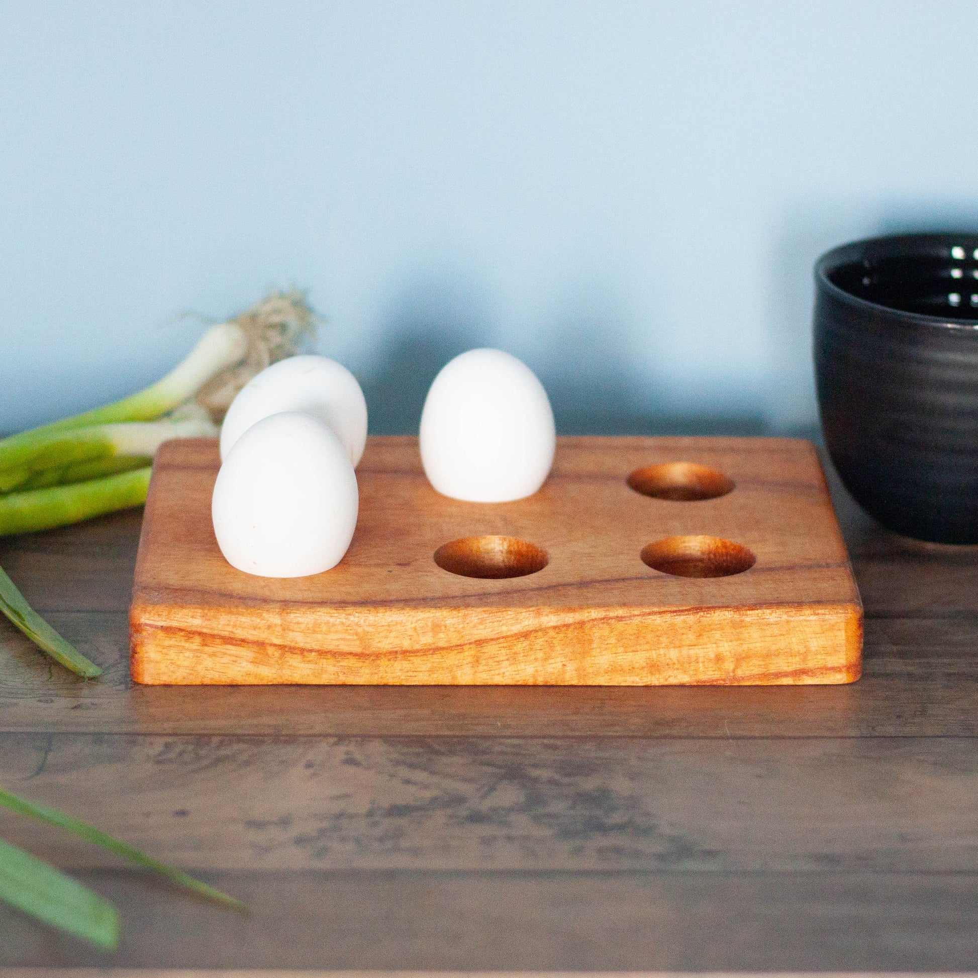 Solid Wood Brilliant Egg Holder and Organizer Image 5